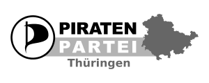 Piraten Thueringen sw transparent.svg